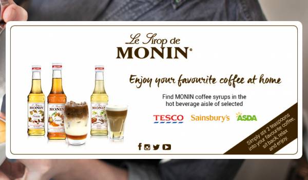 Enjoy indulgent flavoured coffee in your own home